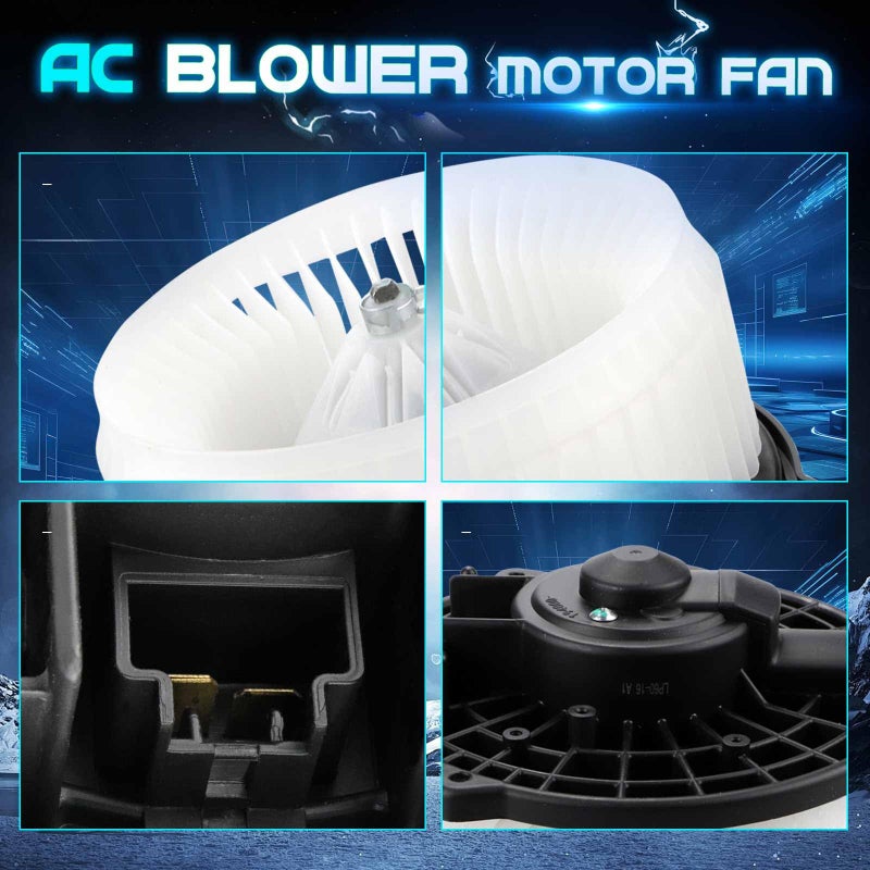 ILONPA HVAC Heater Blower Motor Assembly Air Conditioning AC Blower Motor Fan for 2004-2008 Acura TSX, 2003 2004 2005 2006 2007 for Honda Accord Sedan, 2008-2014 for Honda Ridgeline - Image 5